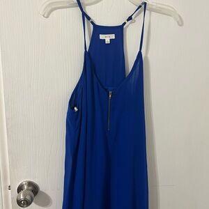 Blue Sleeveless Dress